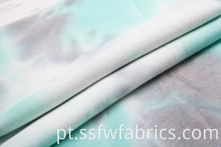 Tie Dye Knitted Fabric